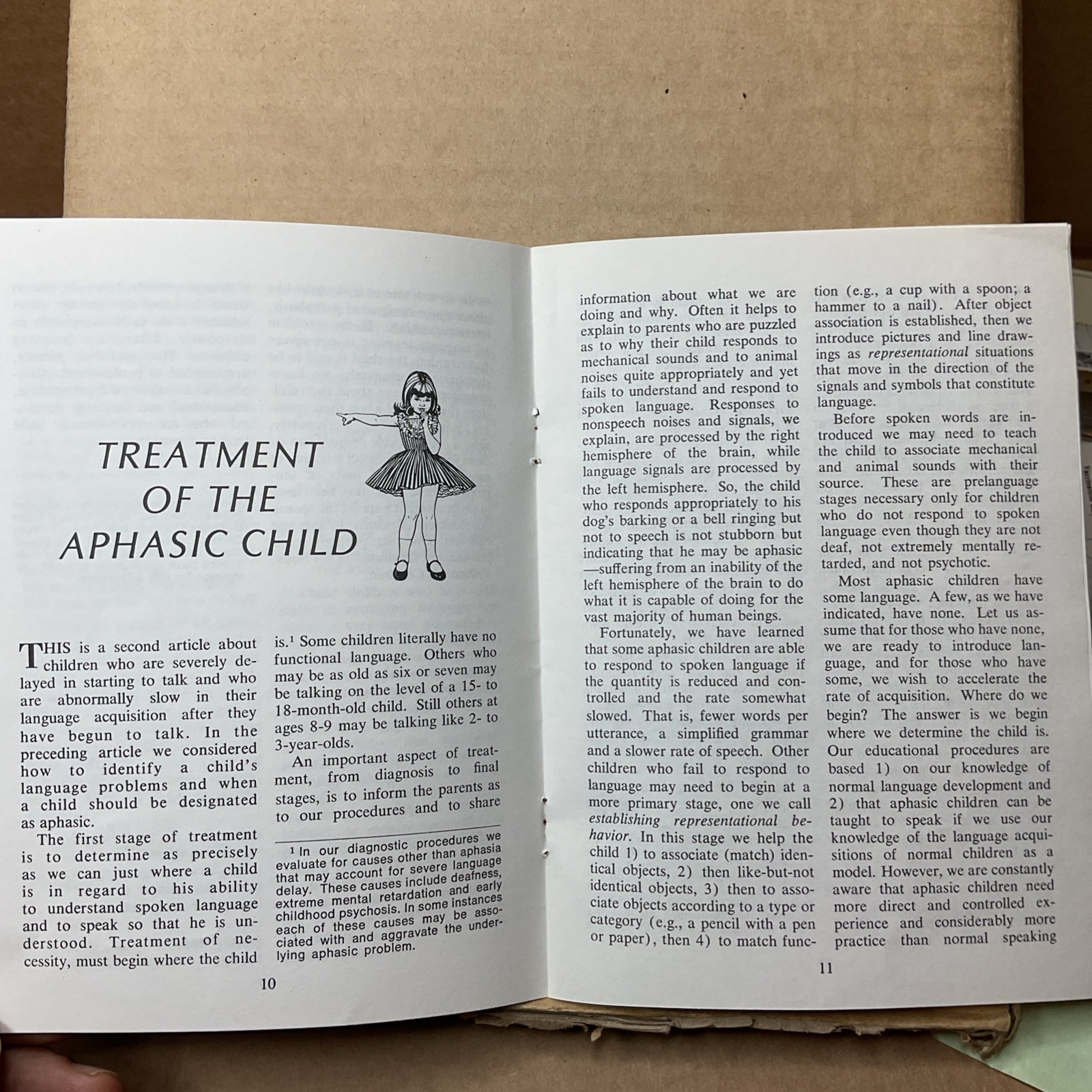 1978 Scottish Rite Programs For Aphasic & Dyslexic Children Booklet B68