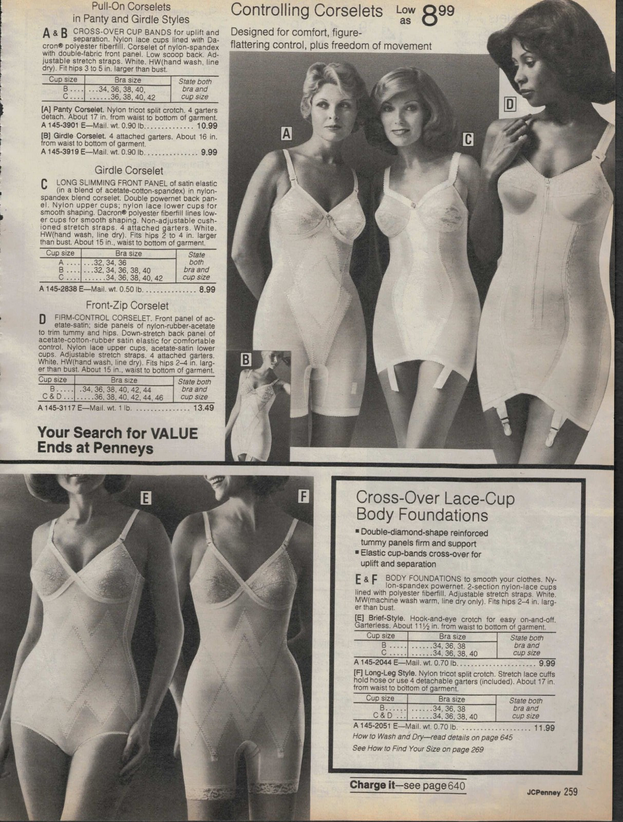1970S JCPENNEY CATALOG BODY BRIEFER CLIPPINGS PAPER ADS PRINTS FREE SHIPPING!