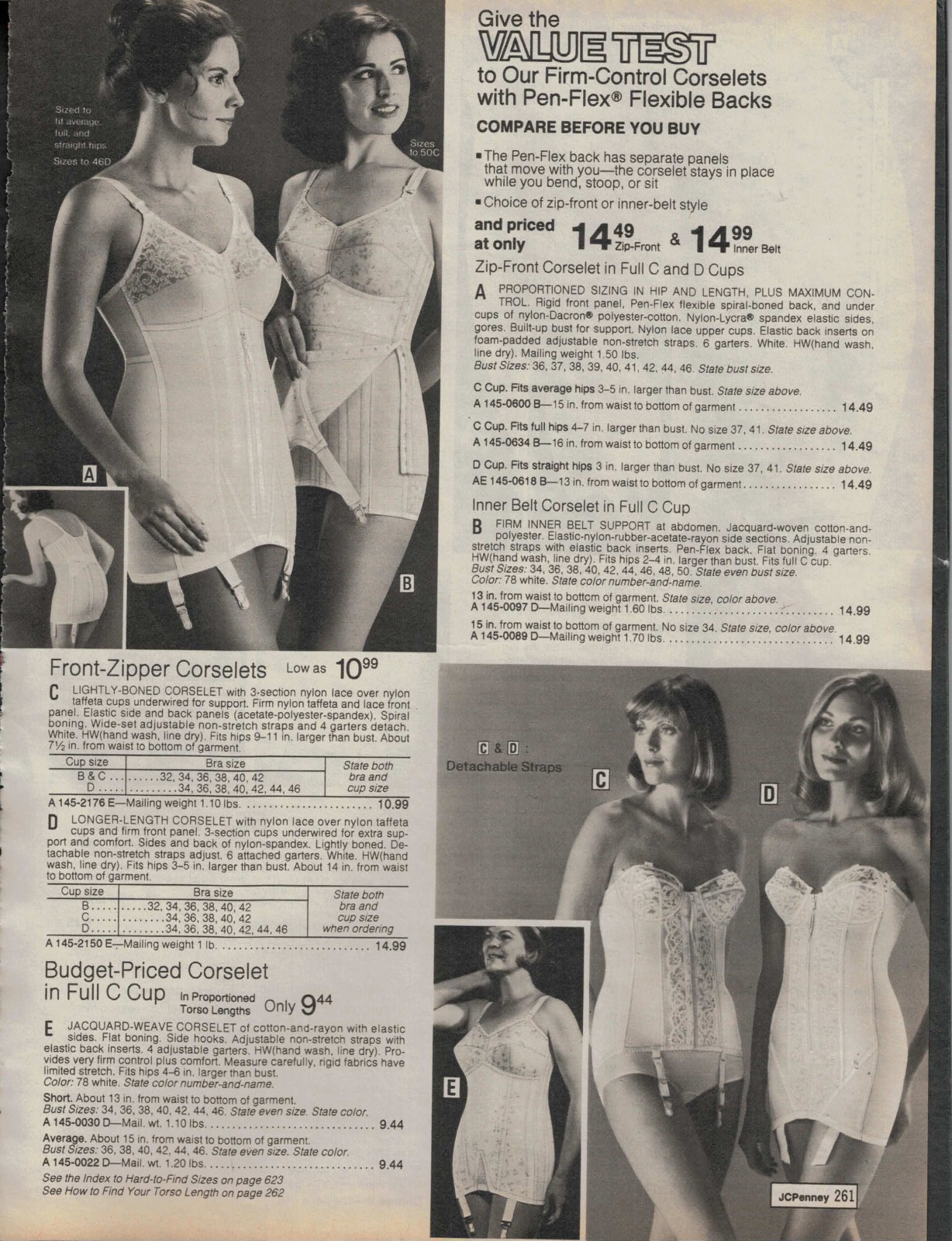 1970S JCPENNEY CATALOG BODY BRIEFER CLIPPINGS PAPER ADS PRINTS FREE SHIPPING!