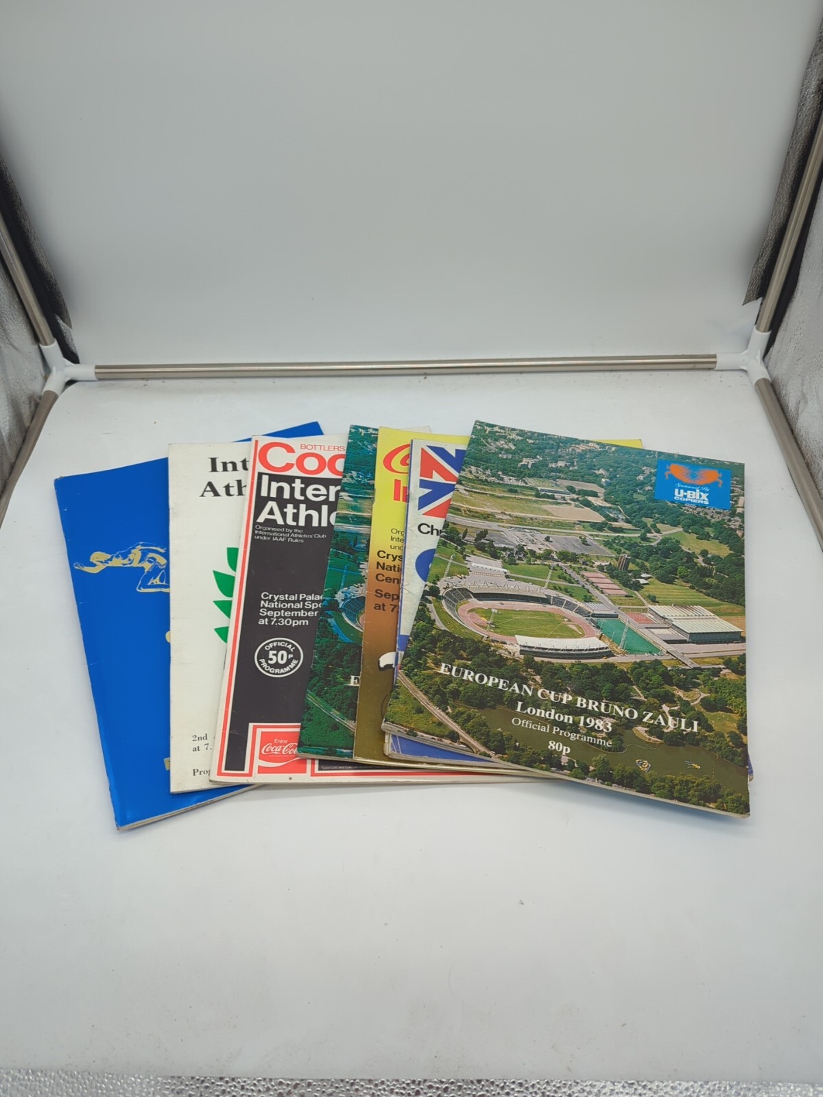 1980s Bundle Of AThletics Track And Field programmes