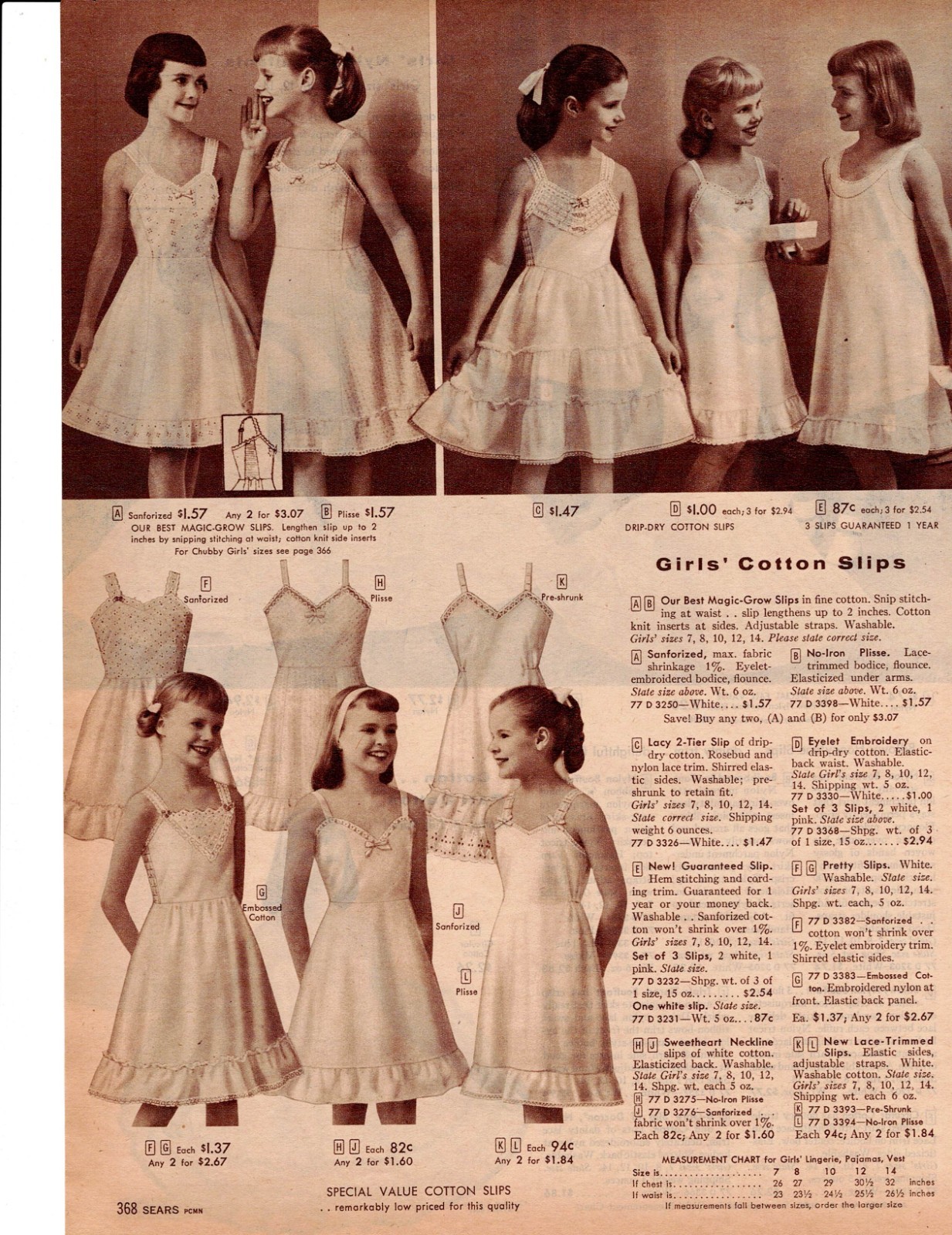 VINTAGE 60’S LADIES GIRLS SLIPS BRAS PHOTO CLIPPING CATALOG ADS PRINTS