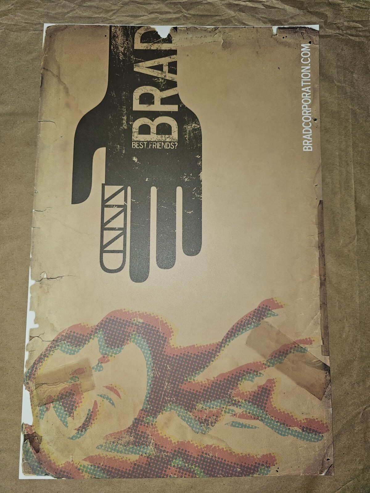 Brad Stone Gossard of Pearl Jam Poster Very Rare Official Print See Pics Seattle