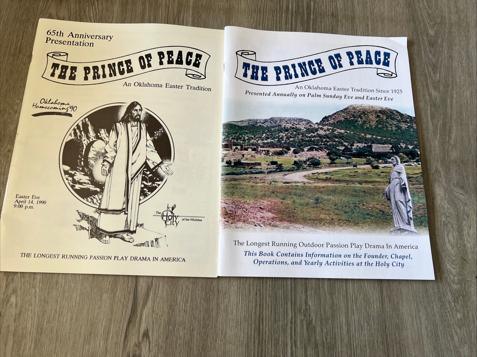 Lot Of 7 Wichita Mountain Easter Pageant Programs