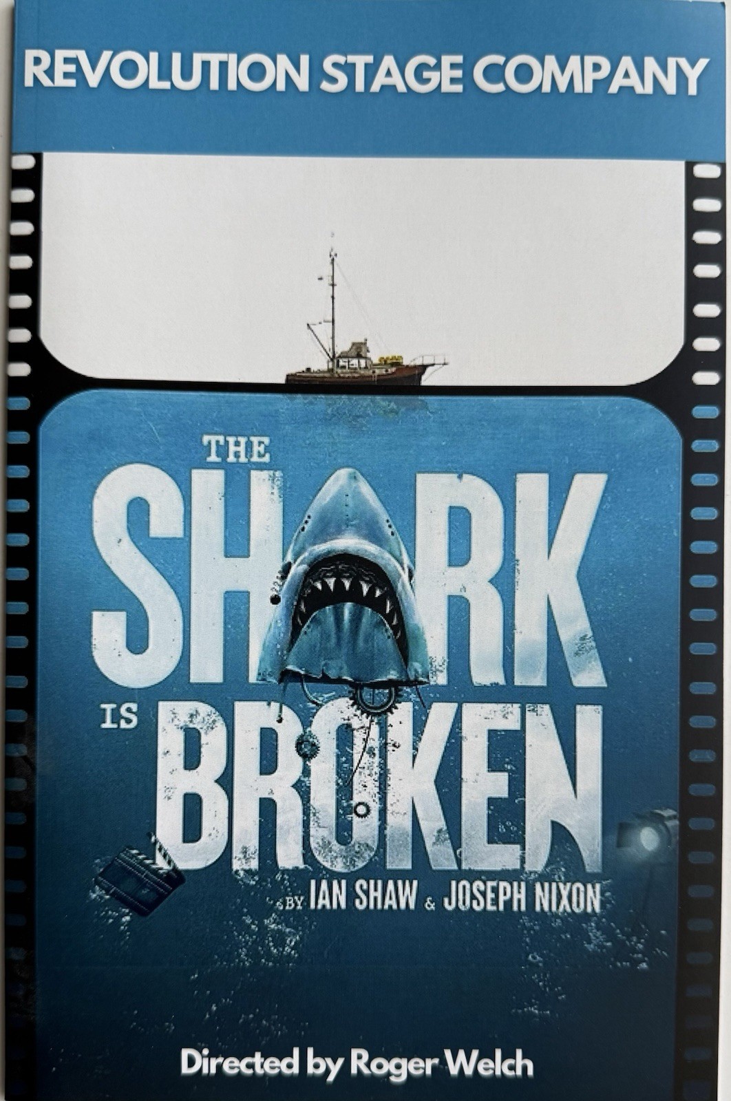 The Shark Is Broken Playbill Revolution Stage Palm Springs – 2025 Ian Shaw Jaws