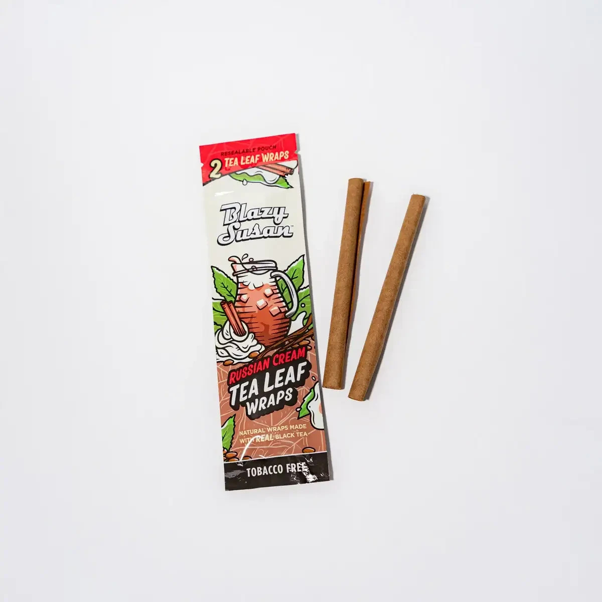 Blazy Susan Russian Cream Tea Leaf Wraps 25pk | Full Box