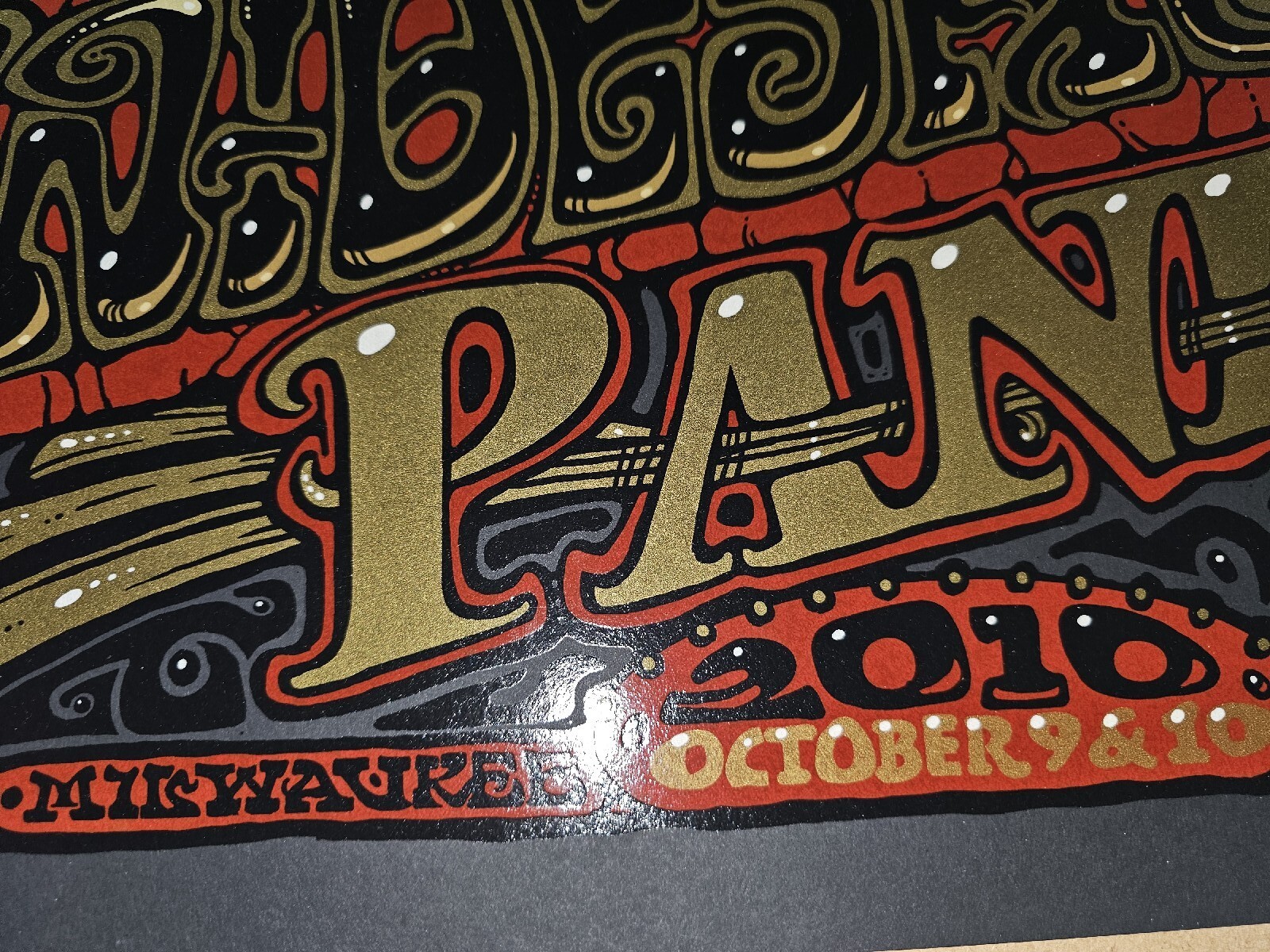 Widespread Panic Milwaukee 2010 The Riverside Theater Jeff Wood Poster S/N Print