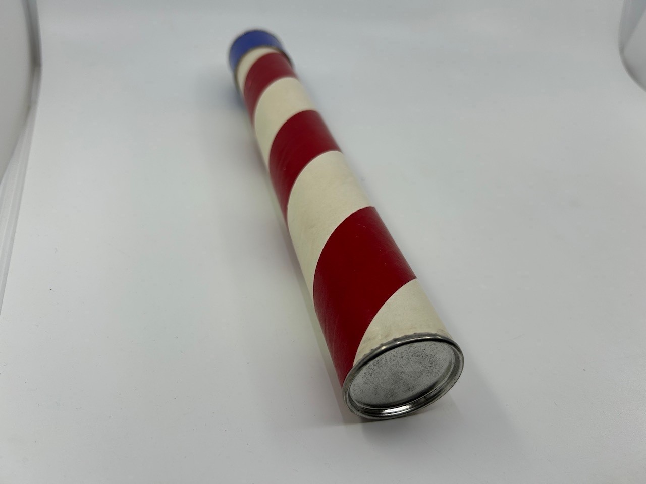 Vintage Pledge of Allegiance Scroll with Red, White, & Blue Storage Tube