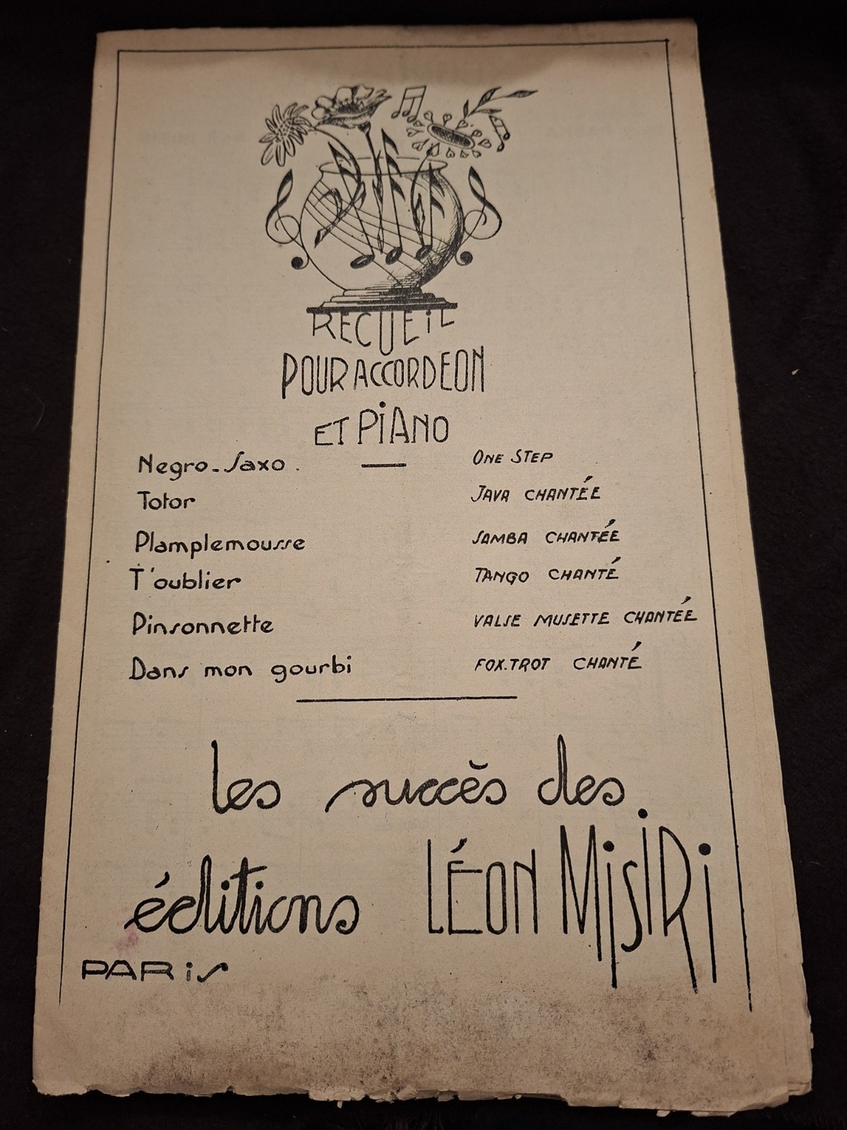 Léon Misiri Accordion Sheet Music Collection