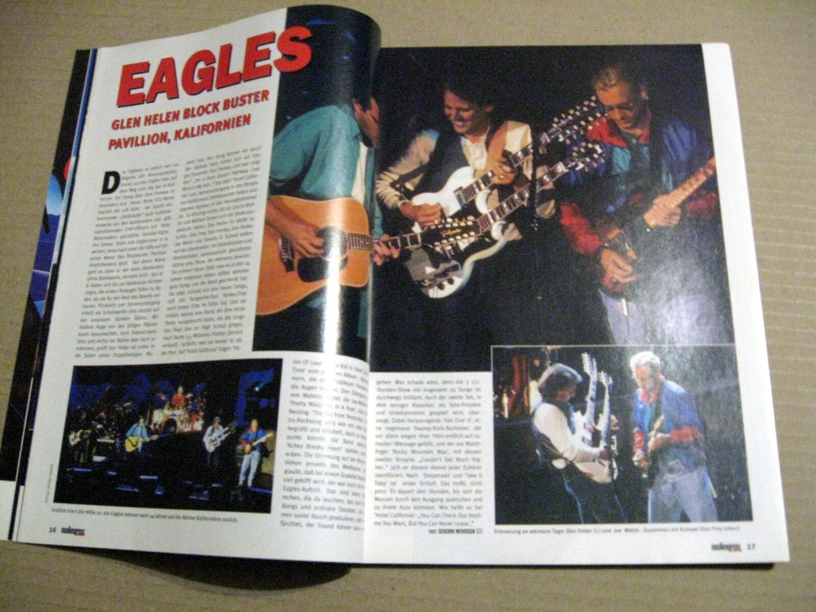 Musik Express 1994 Germany magazine Aerosmith Eagles Pearl Jam