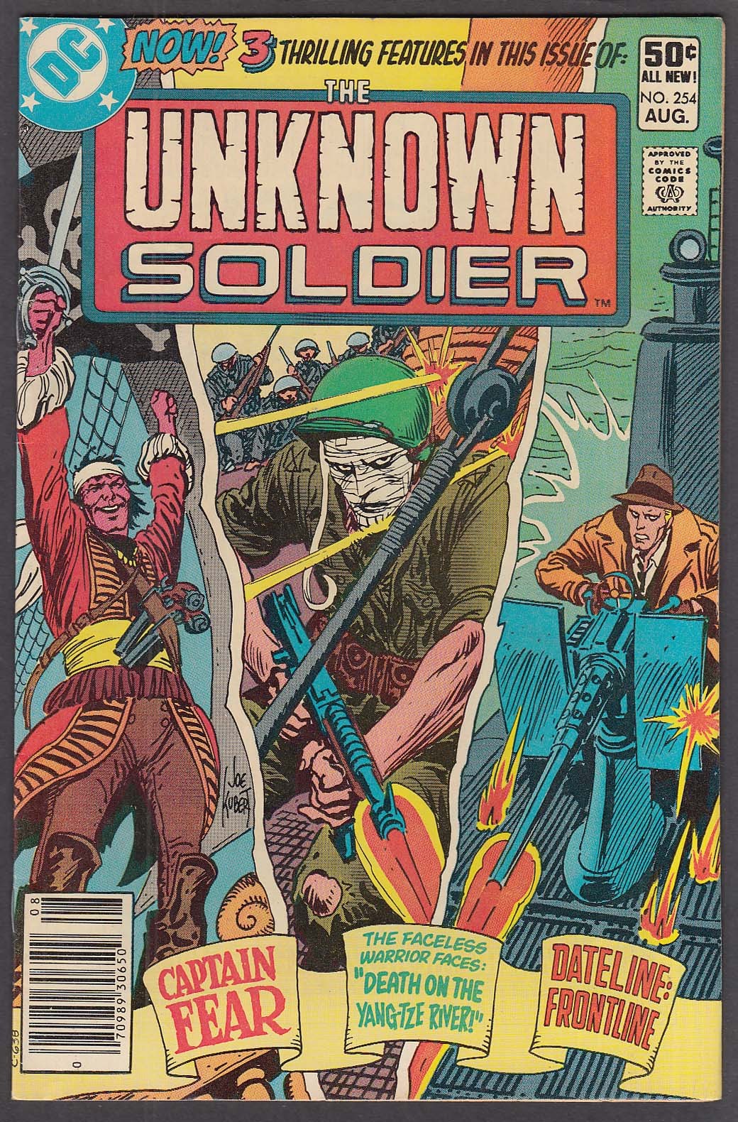 UNKNOWN SOLDIER #254 DC comic book 8/1981
