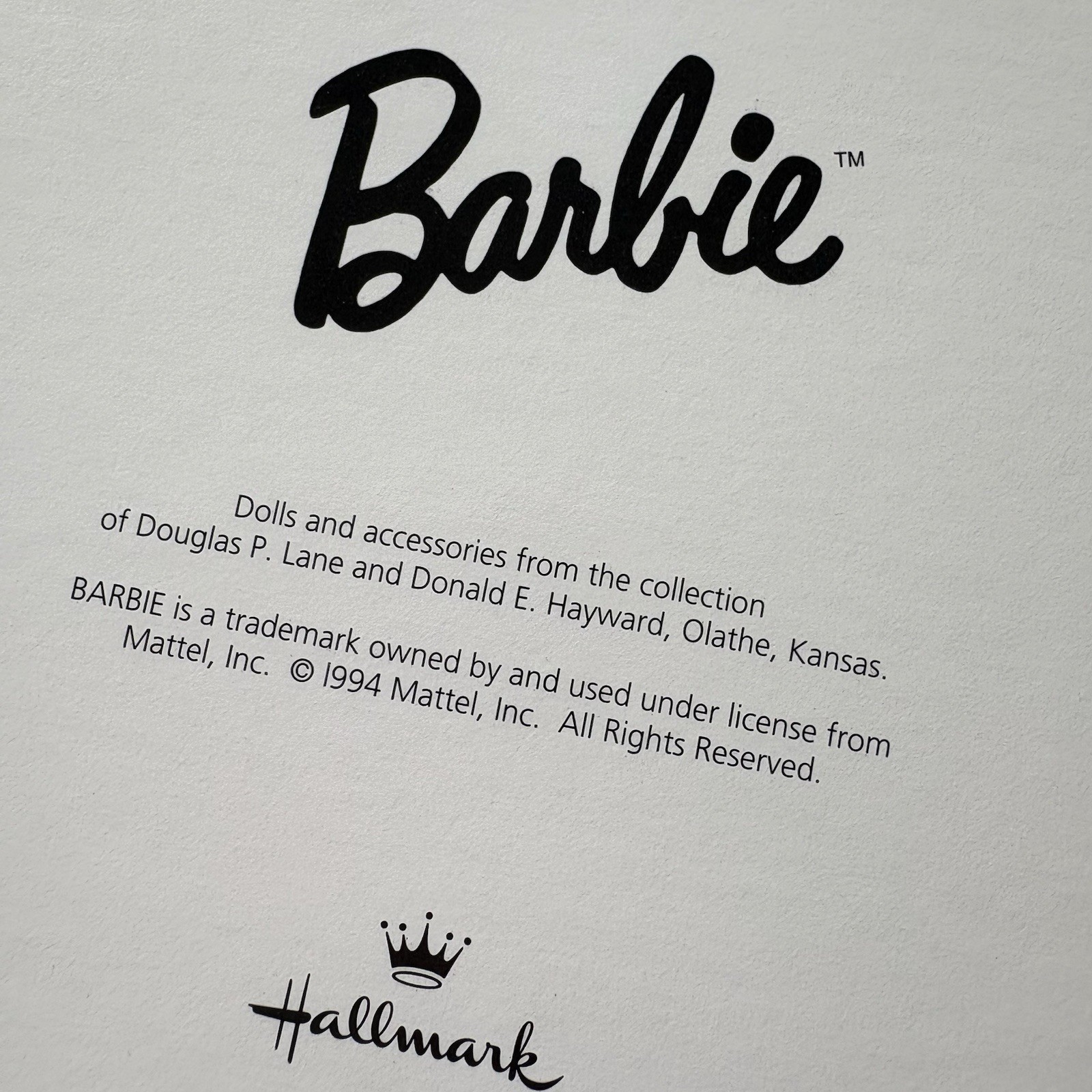 1994 Hallmark Barbie Doll Blank Note Cards “All Men Are Exactly Alike” & Barbies