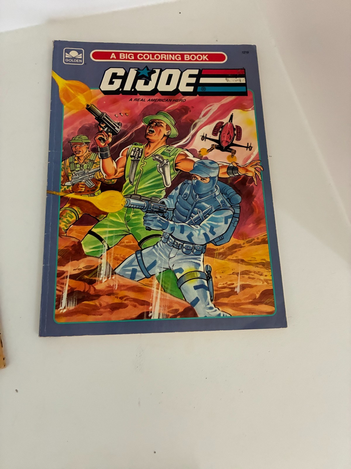 Unused 1980s-1990s Coloring & Kids Book Lot (TMNT, Batman, GI Joe, WWF)