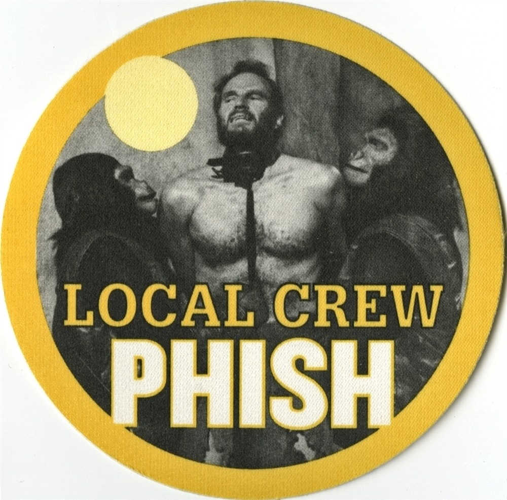 Phish 1998 The Story of the Ghost concert tour Backstage Pass Planet of the Apes