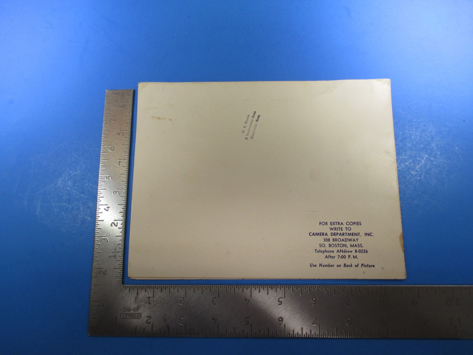 Vintage Blinstrub’s Village Boston’s Largest Night Spot Paper Photo Frame S6120