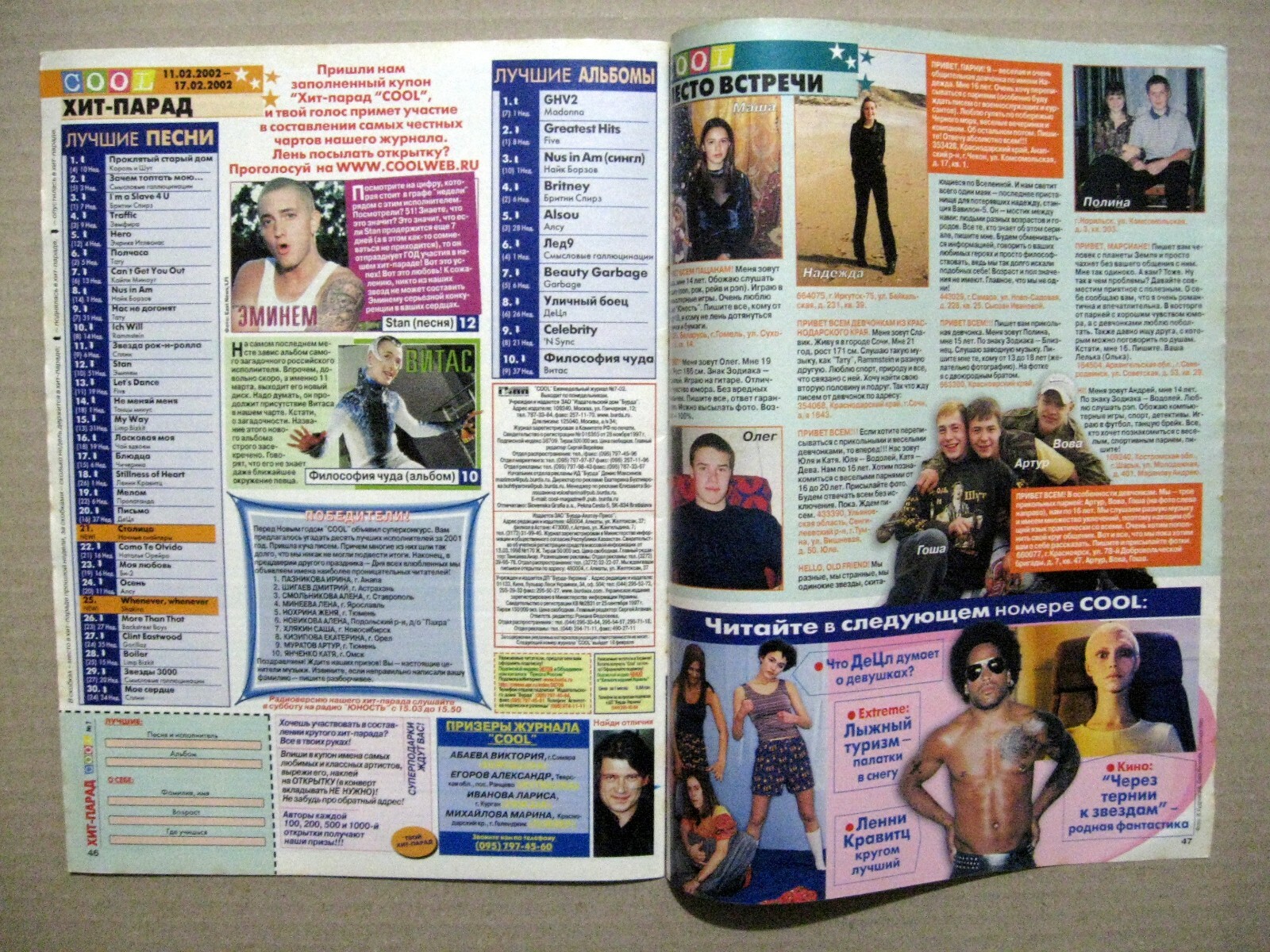 Magazine 2002 Russia Britney Spears cover