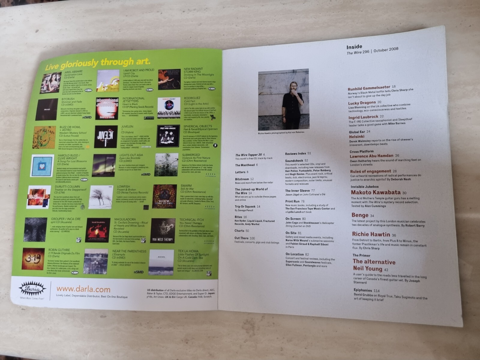 The Wire Magazine Issue 296 October 2008 Richie Hawtin