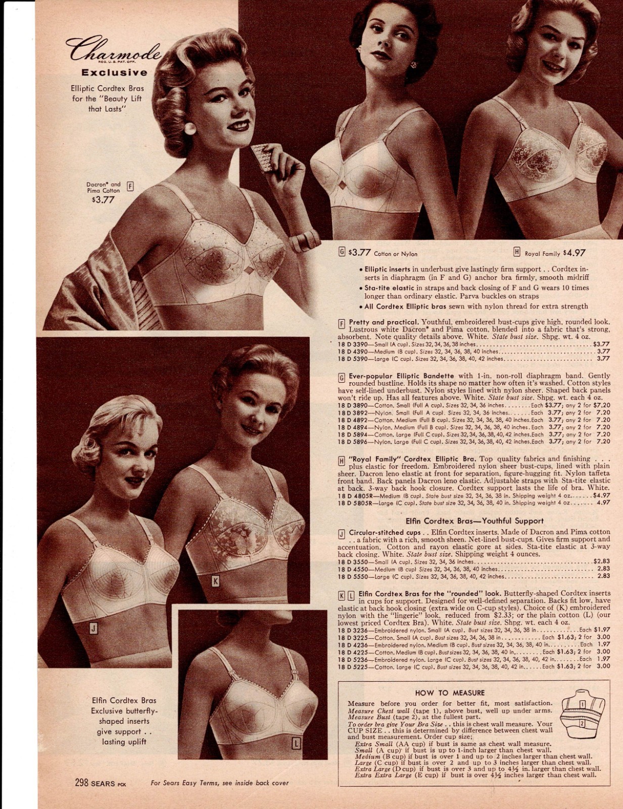 VINTAGE 60’S LADIES GIRDLES BRAS PHOTO CLIPPING CATALOG ADS PRINTS