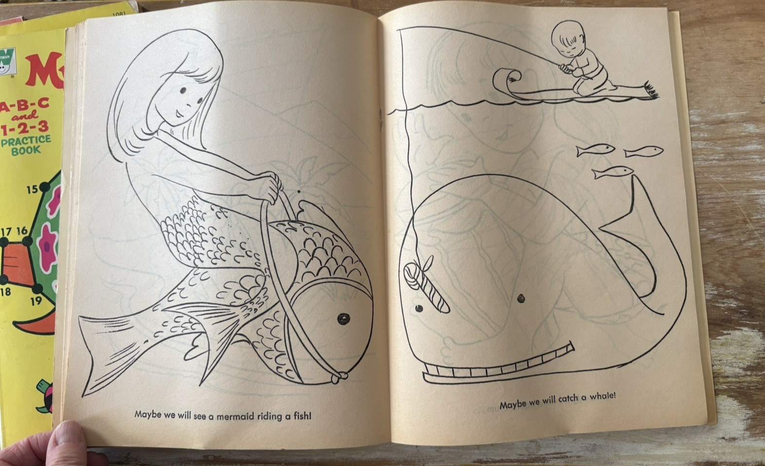 Vintage lot childs coloring & activity books 1960’s 1970’s dot crossword horses