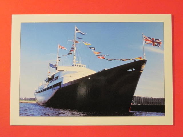 The Royal Yacht Britannia Post Card – Printed in England – Excellent