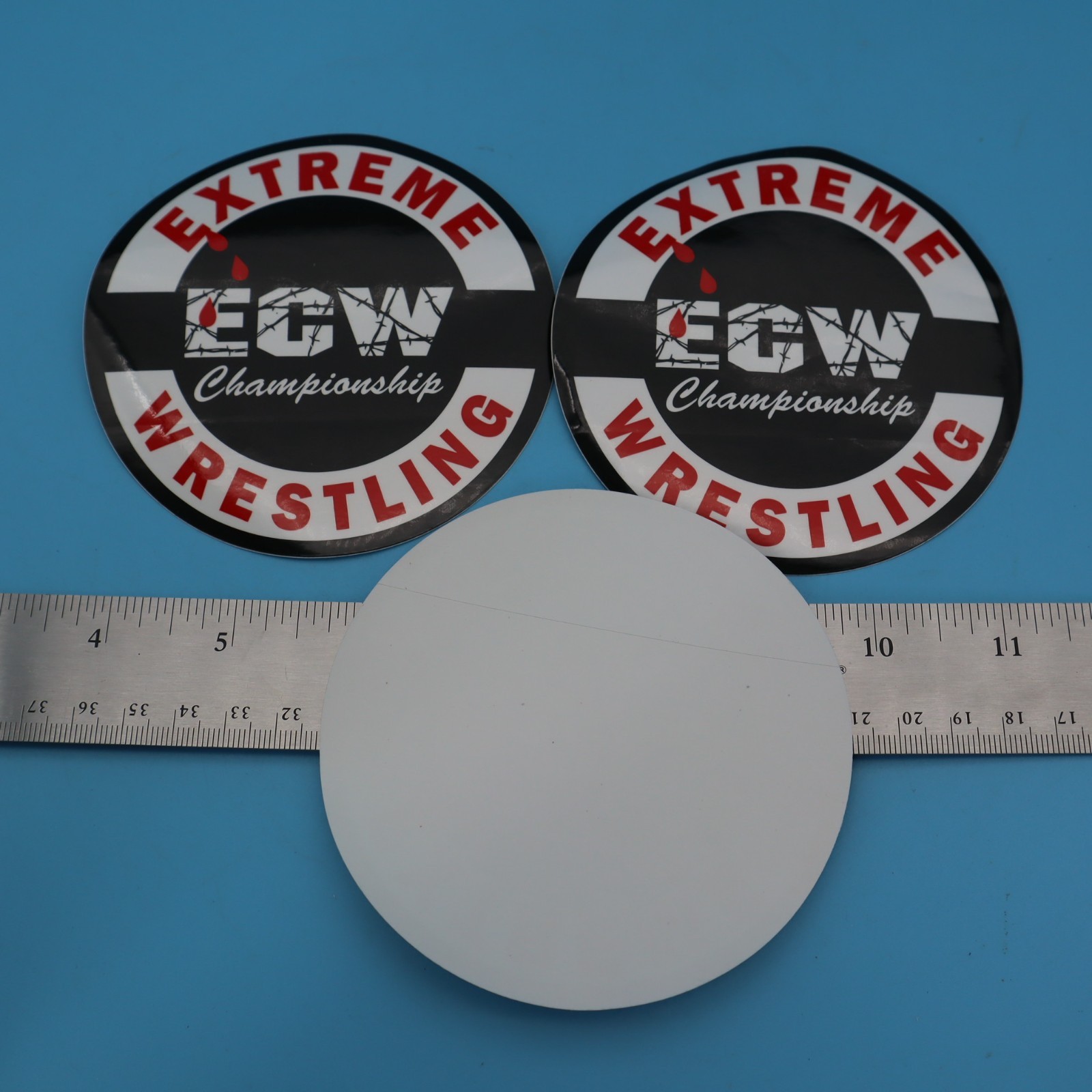 ECW Awesome Sticker LOT 3 Extreme Championship Wrestling 1990’s ECW RARE 4″ NEW