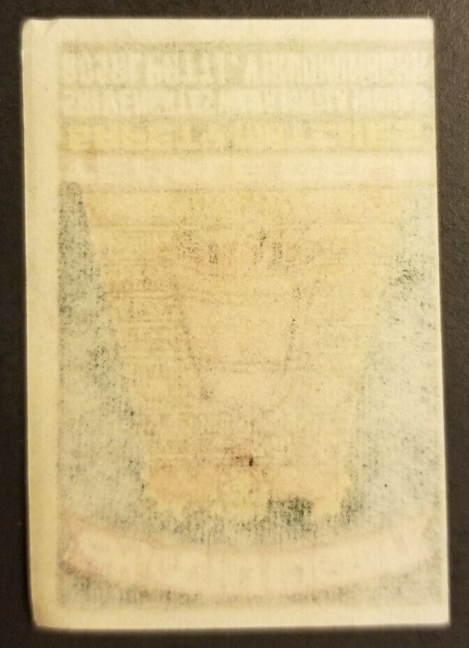 Temple Bell Vintage Safety Matches Matchbox Label Card (Size 1.5”x2”)
