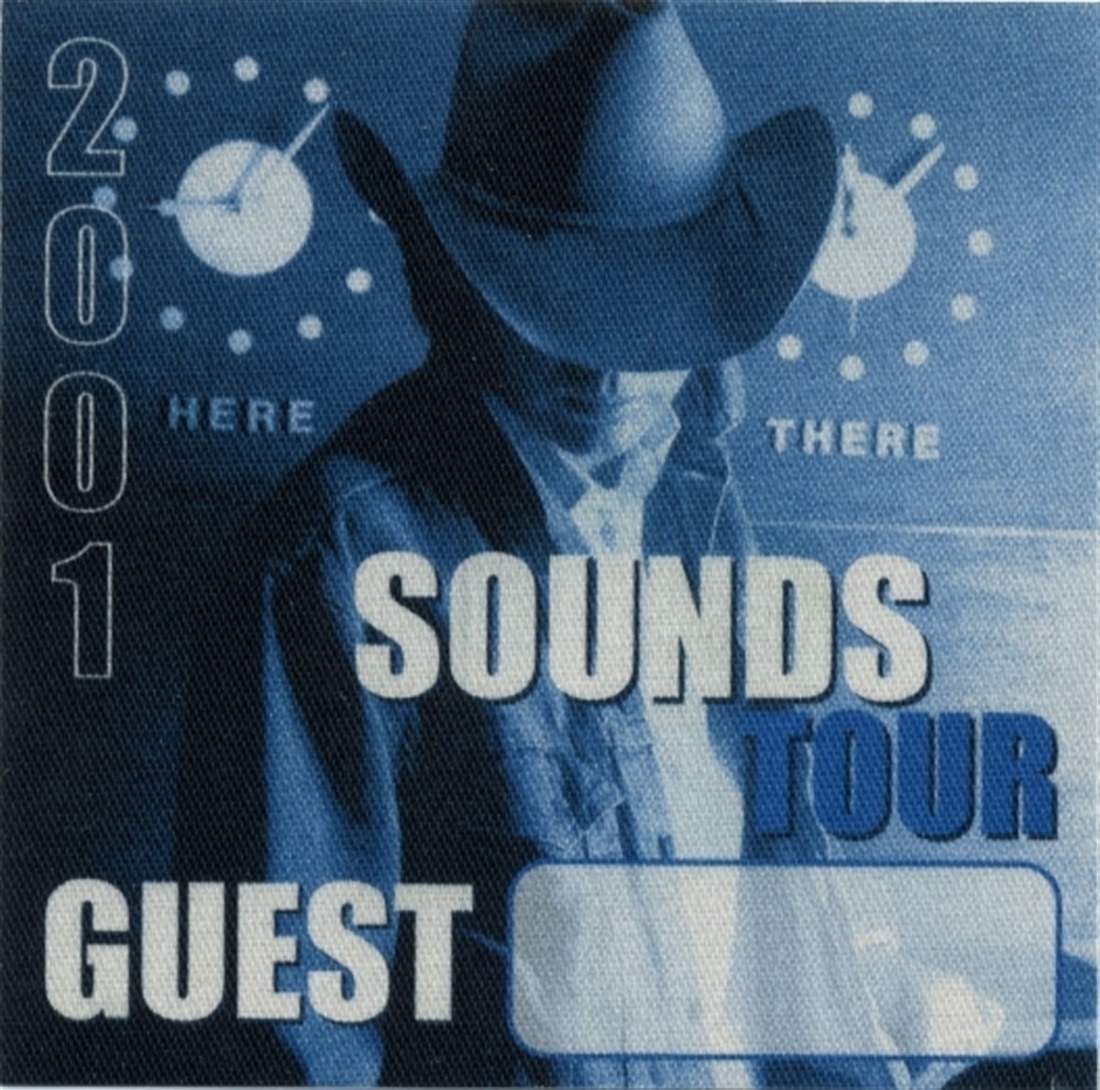 Dwight Yoakam 2001 Tomorrows Sounds Today concert tour Band Guest Backstage Pass