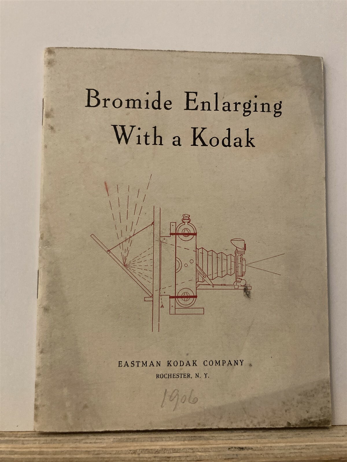 1906 Eastman Kodak Bromide Enlarging Booklet Photography Photos 1900’s Vtg