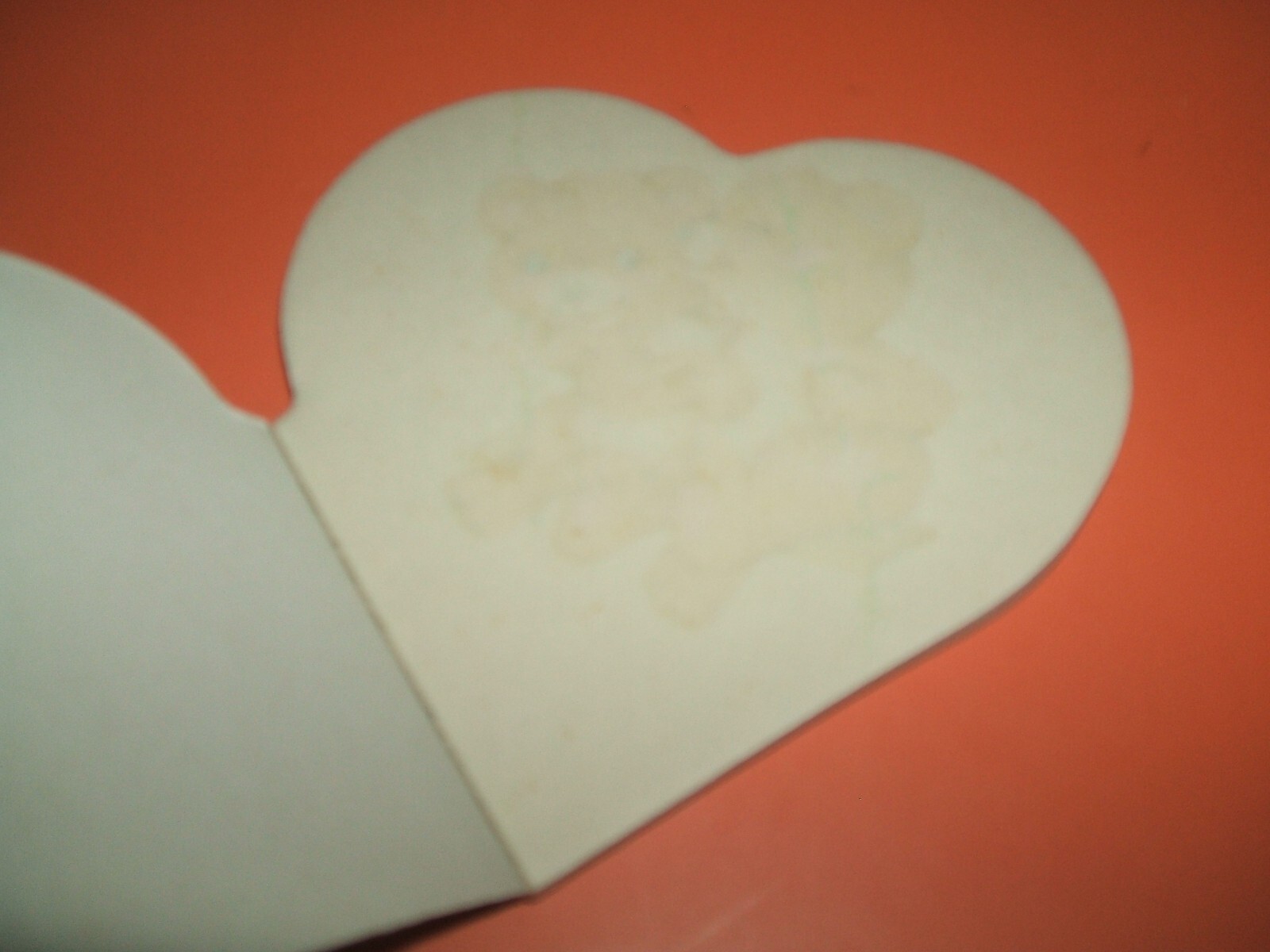 Vintage 80s 90s Gee Pap Finland Bears Heart Shaped Notebook Notepad