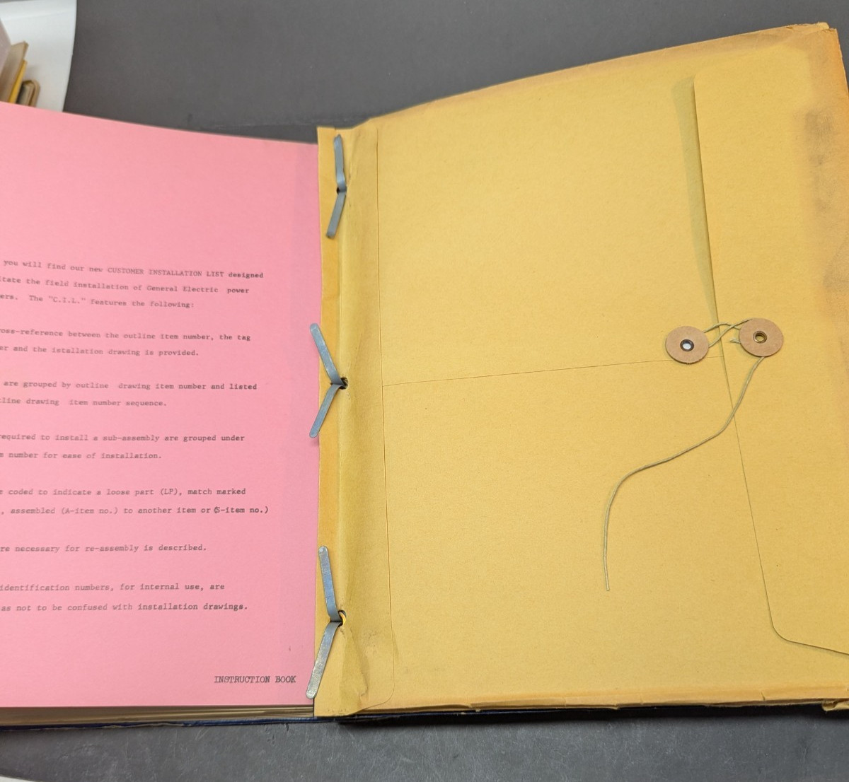 Vintage GE General Electric Instruction Manual Power Transformer January 1969