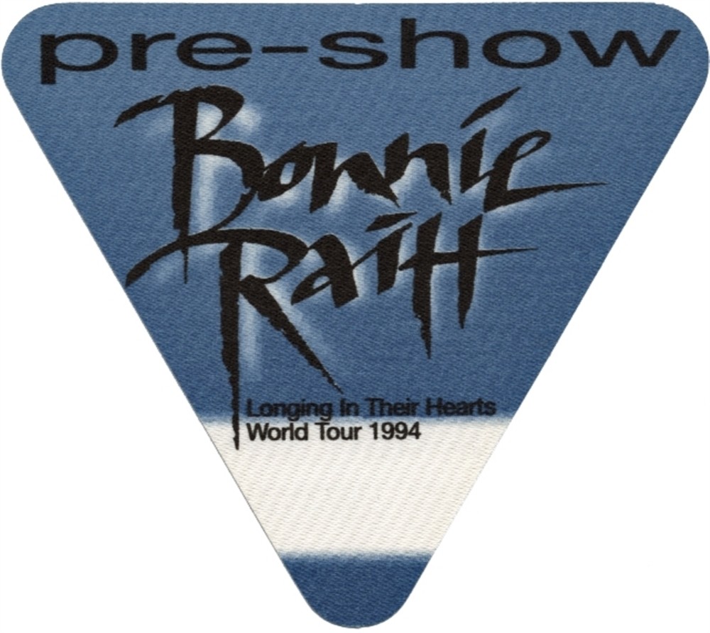 Bonnie Raitt 1994 Longing In Their Hearts concert tour Backstage Pass