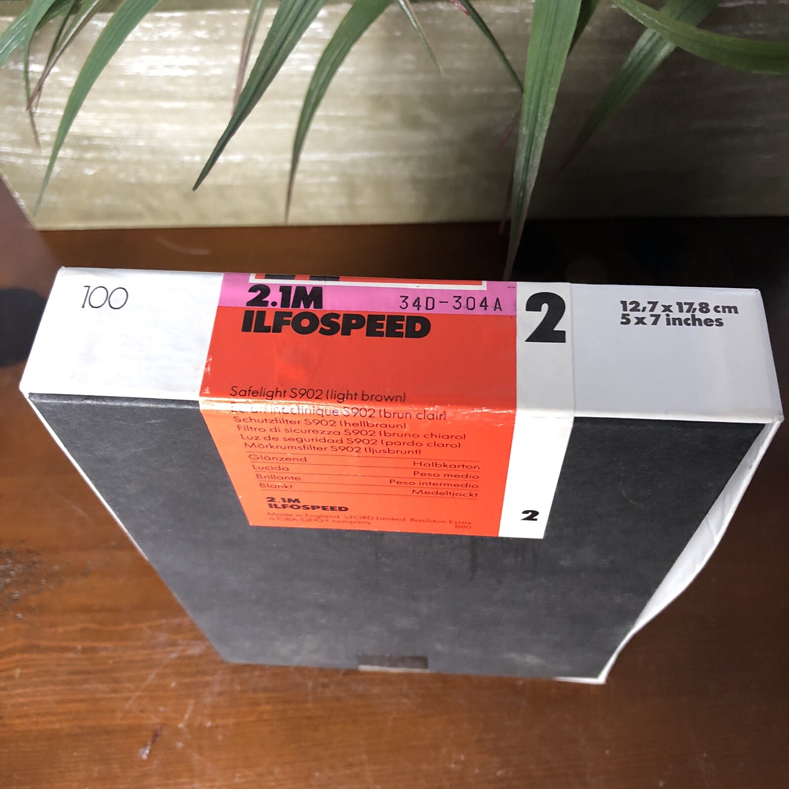 Ilford Ilfospeed 2.1M 5 X 7 Vintage Photo Paper Glossy Medium Weight 25 NIB