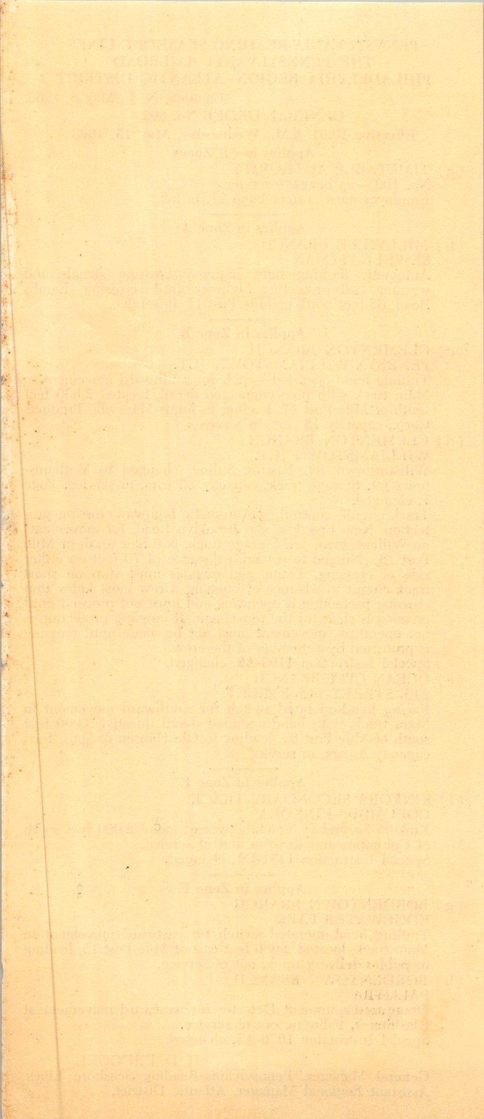Pennsylvania-Reading Seashore Lines General Order No. 802 1963 Railroad