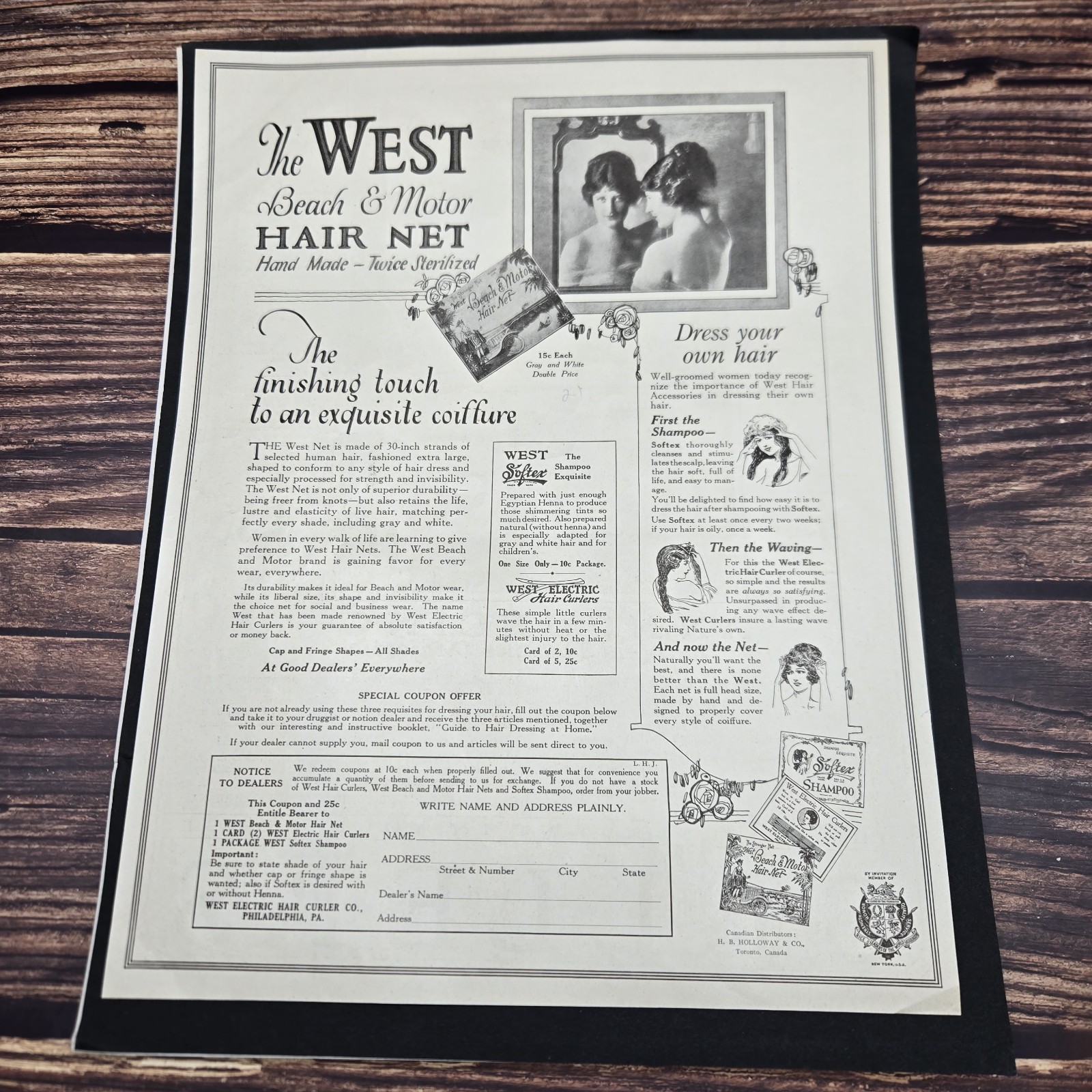 Sellers Baker’s Cabinet Advertisement Ephemera Farmhouse Vintage