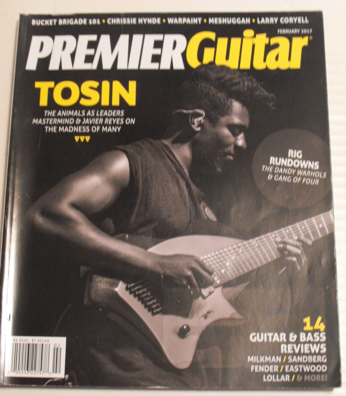 FEB 2017 PREMIER GUITAR Mag – Tosin, D. Boon, the Pretenders, Gary Rossington