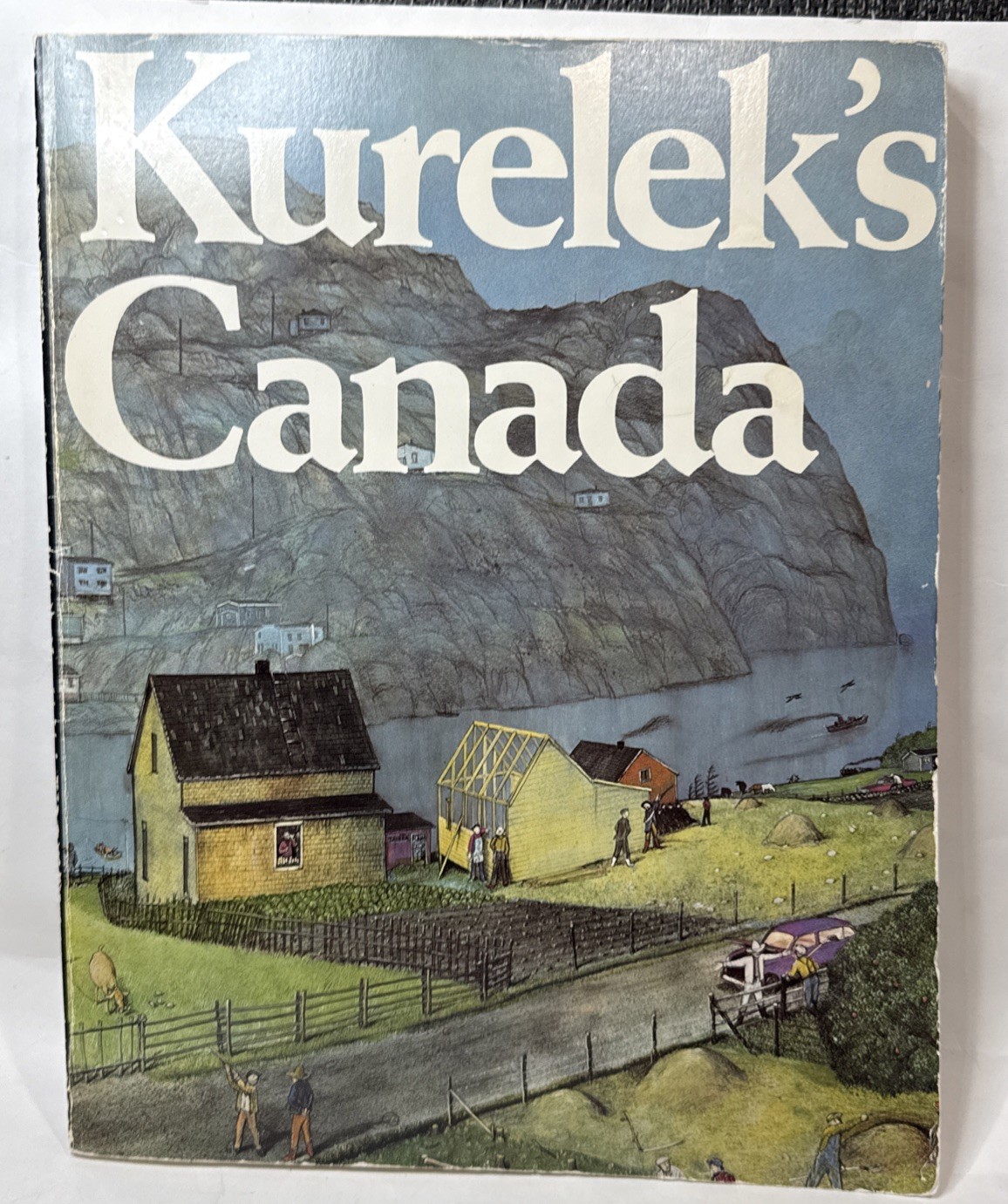 KURELEK’S CANADA by William Kurelek (1981) Vintage Paperback Art Book Good