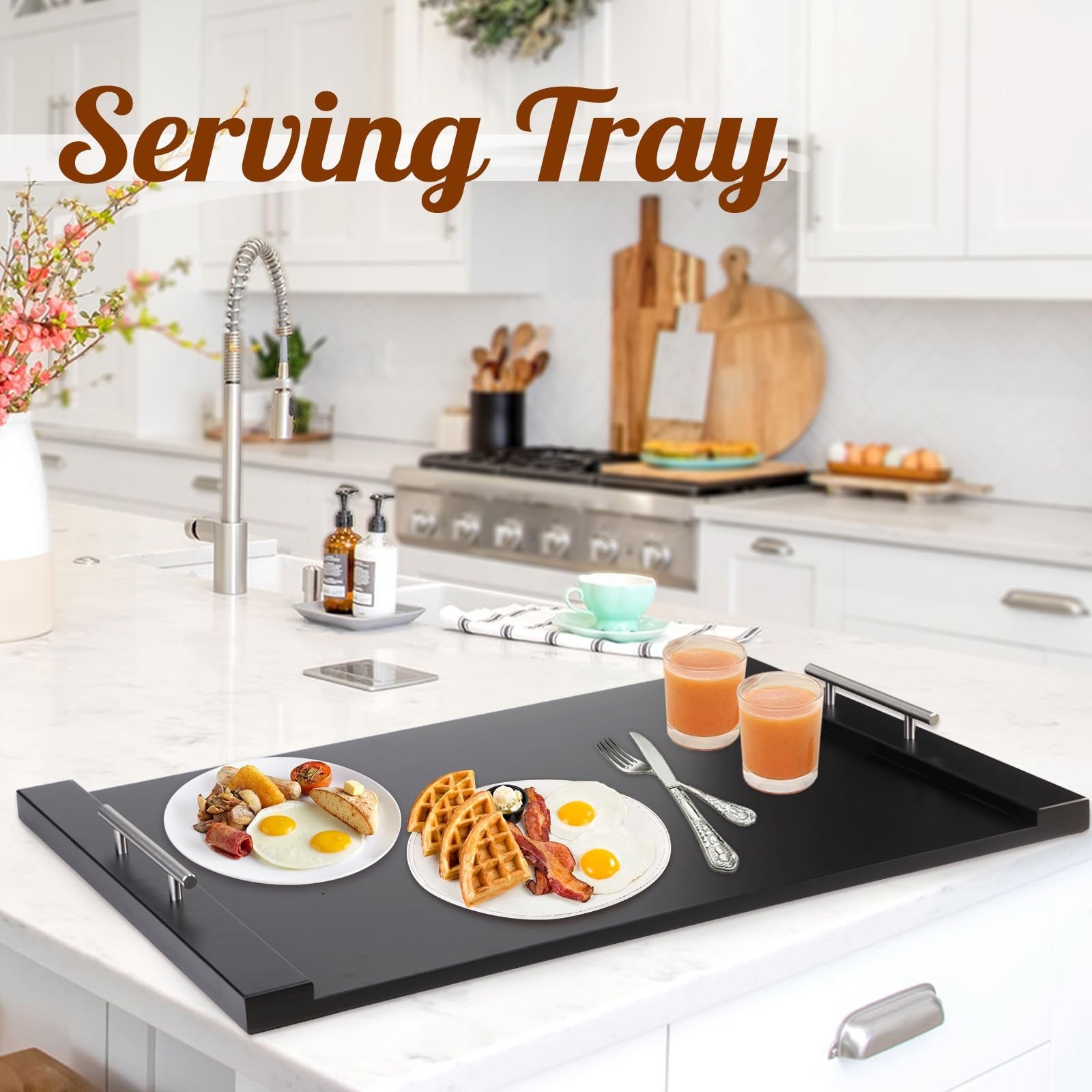 30″x22″ Noodle Board Stove Cover for Electric & Gas Stoves, Natural Bamboo Ra…