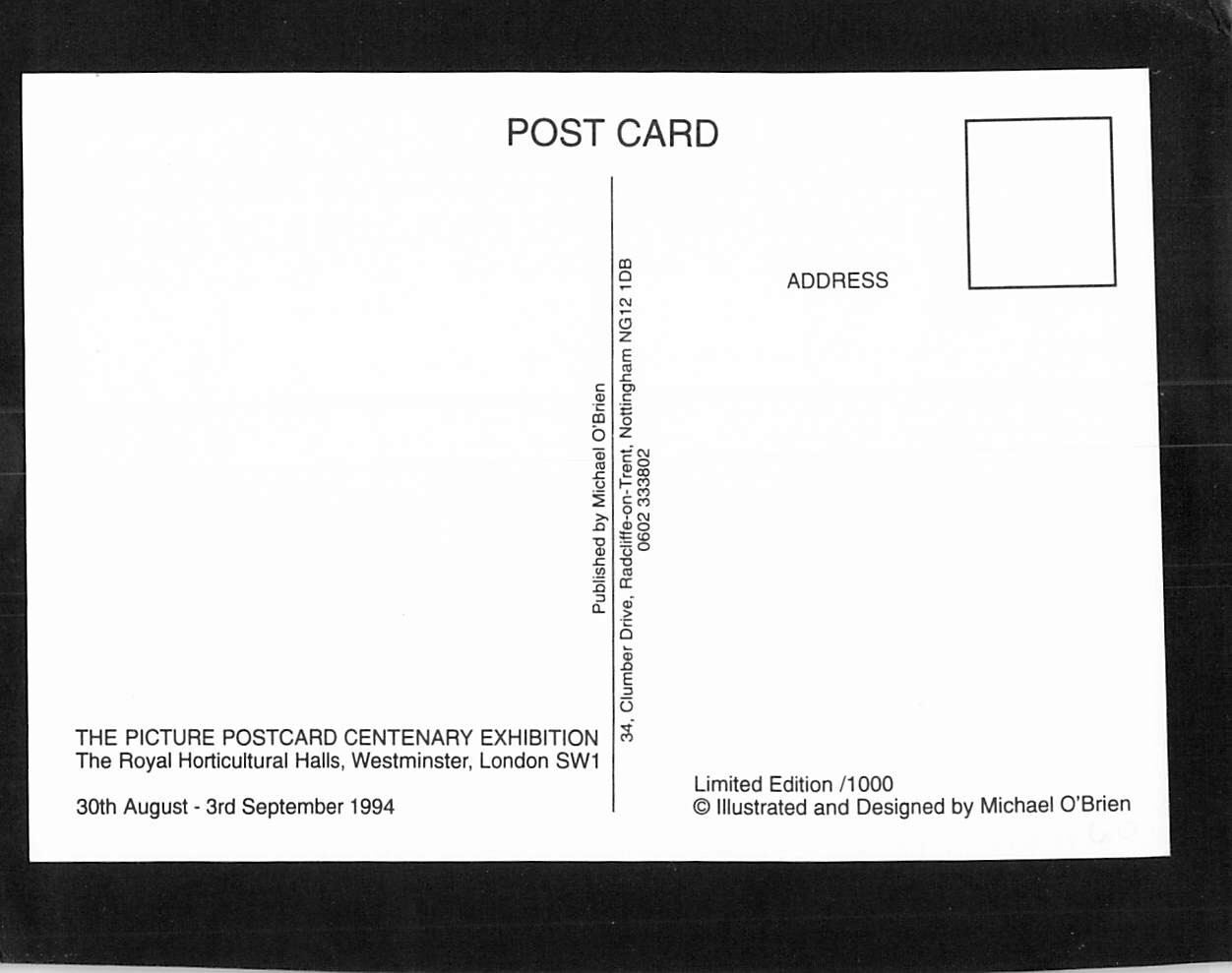 SI0380 UK 1994 British Picture Postcard Centenary postcard