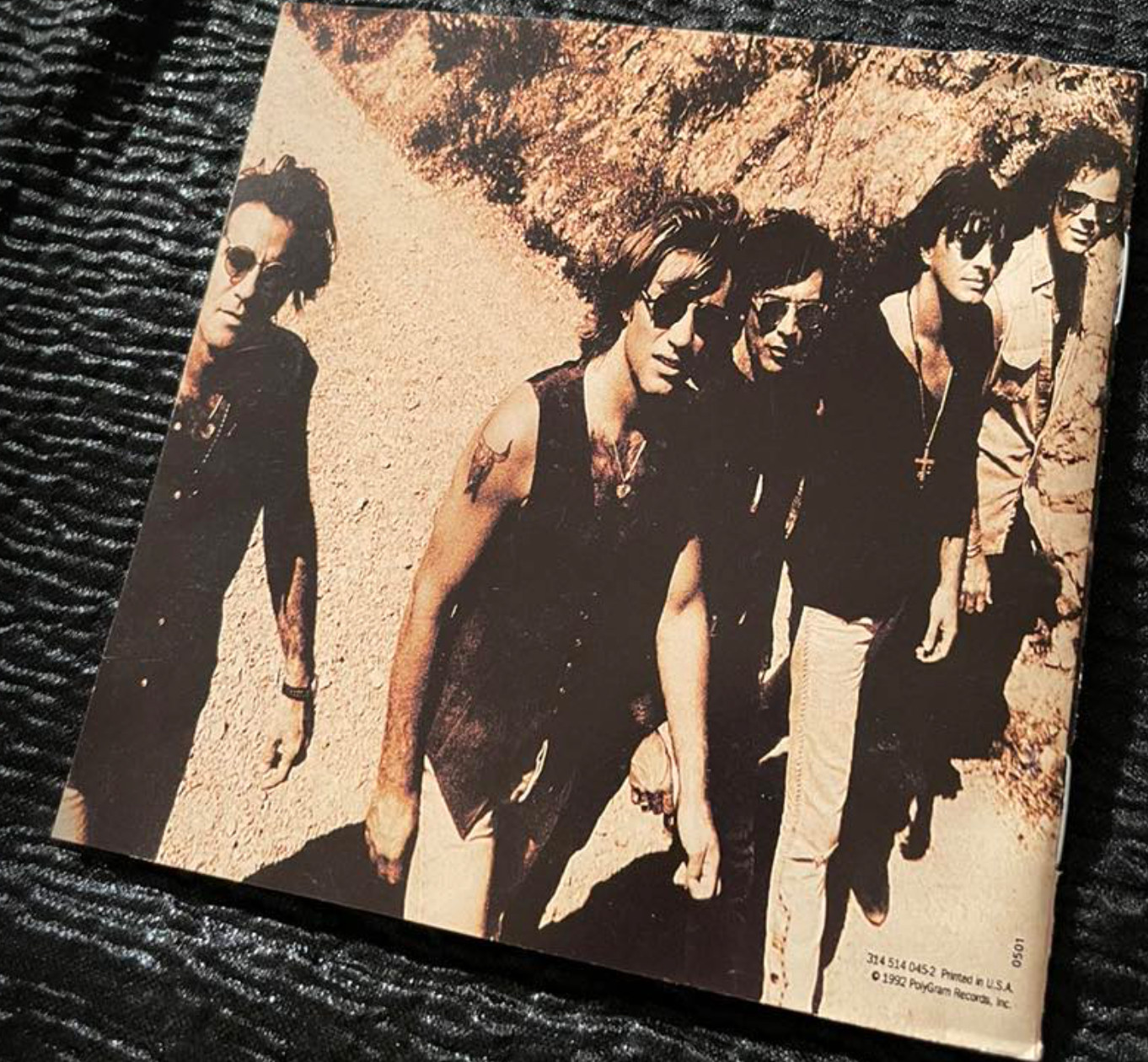 Bon Jovi Keep Faith CD 1992 Polygram Paperwork Clean Liner Notes Booklet ONLY