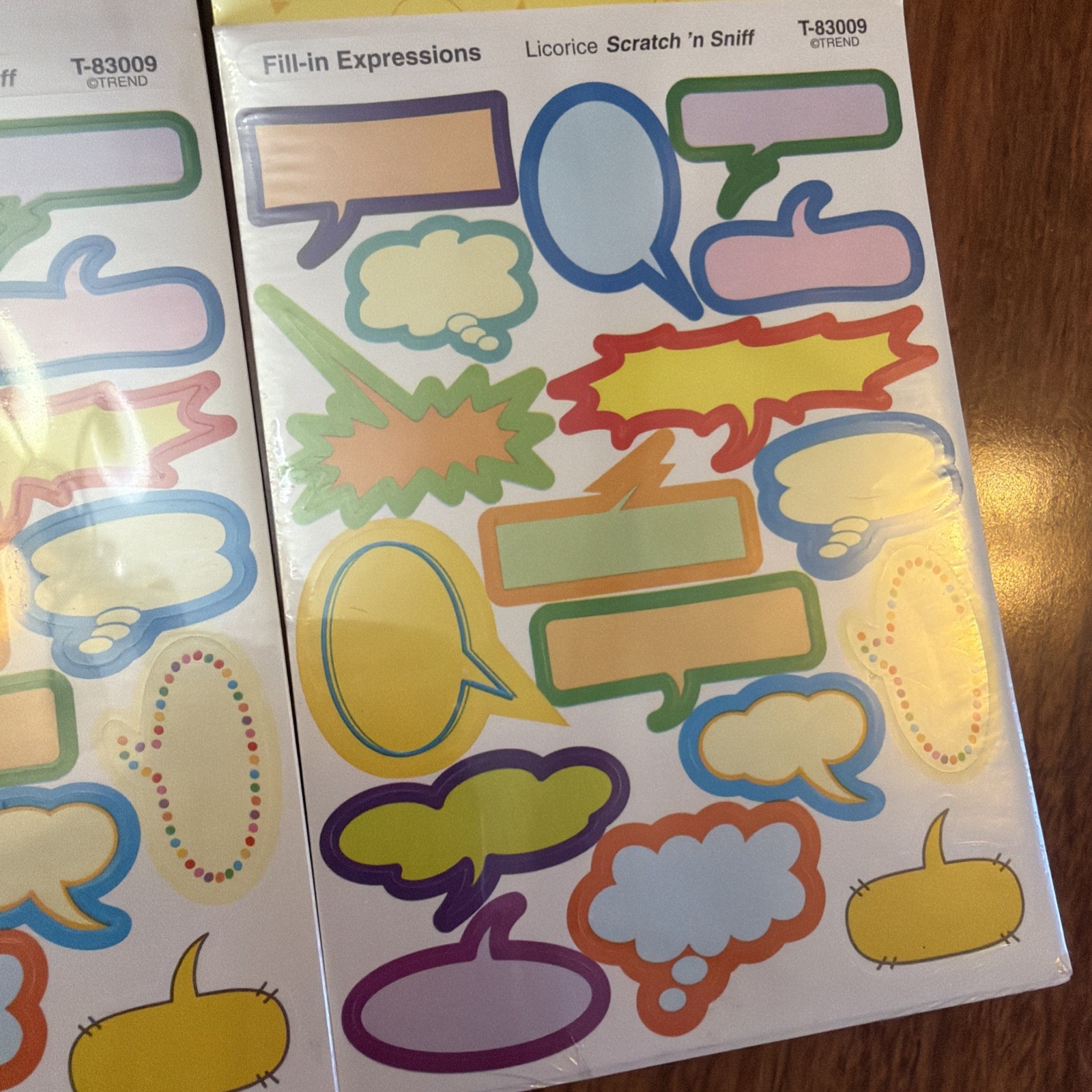 Vintage Trend Scratch ‘N Sniff Stinky Stickers Licorice Butterscotch 4 Packs