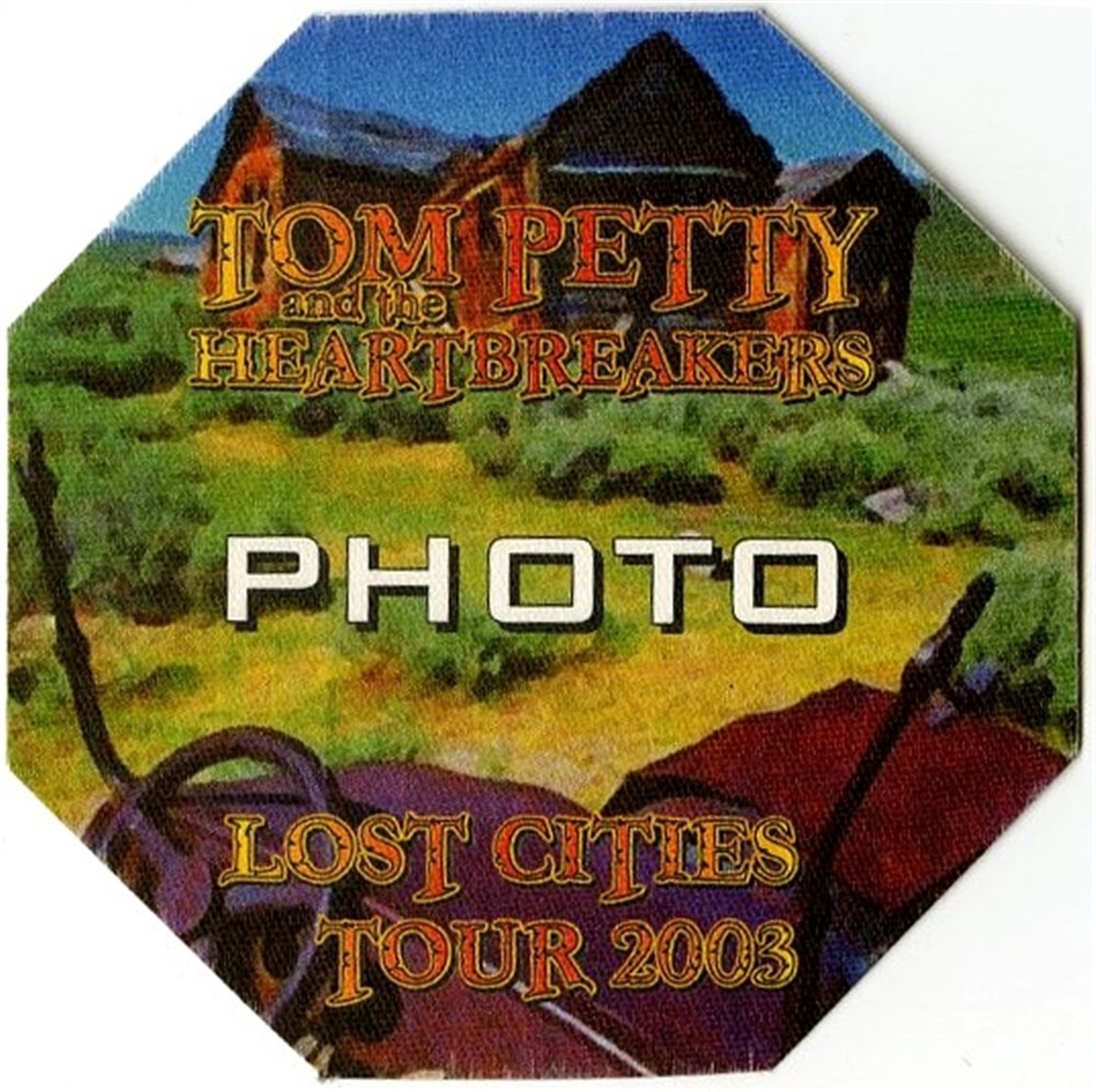 Tom Petty & the Heartbreakers 2003 Lost Cities concert tour Photo Backstage Pass