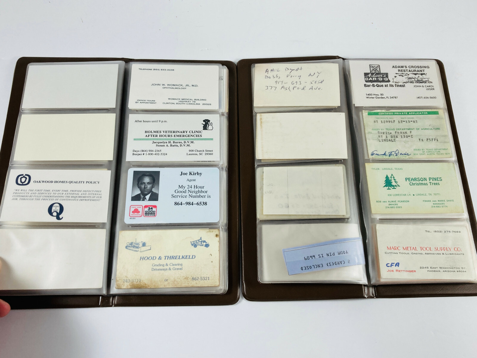 Lot (150+) Vintage South Carolina SC Business Cards advertising 70s 80s 90s