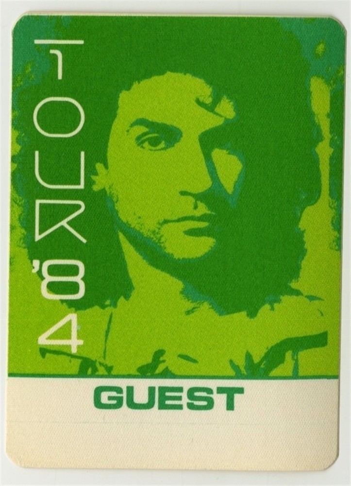 Billy Squire 1984 Signs of Life concert tour vintage Band Guest Backstage Pass