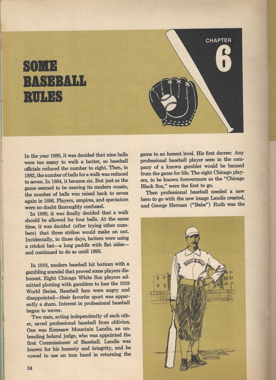 1975 A Golden Sports Book BASEBALL Rules, Strategy, Equipment, Tips and More