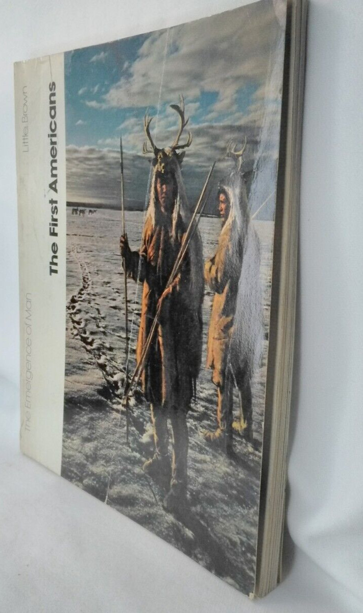 Vintage 1973 Paperback Book The First Americans Emergence Of Man
