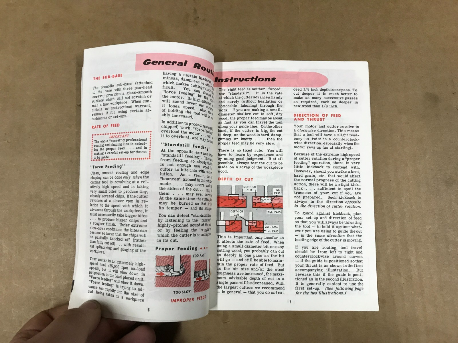 Vintage Sears Craftsman – How To Do More With Your Power Router Booklet