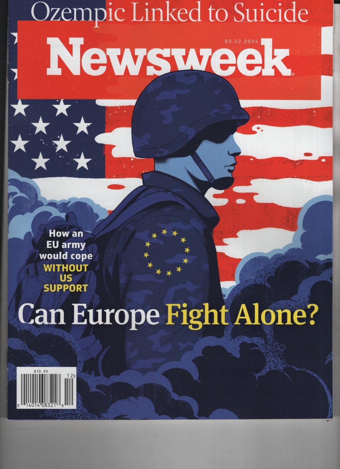 EU ARMY NEWSWEEK MAGAZINE MARCH 22 2024 NO LABEL