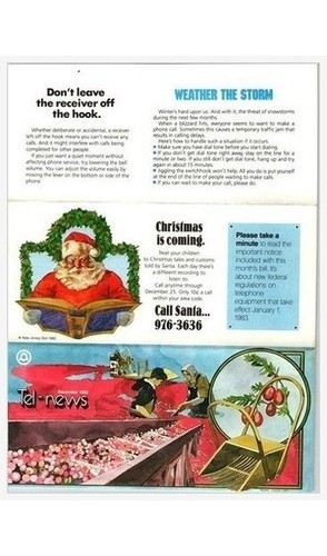 NJ Bell Telnews Mailer December 1982 Customer Guide Phone Service & Info