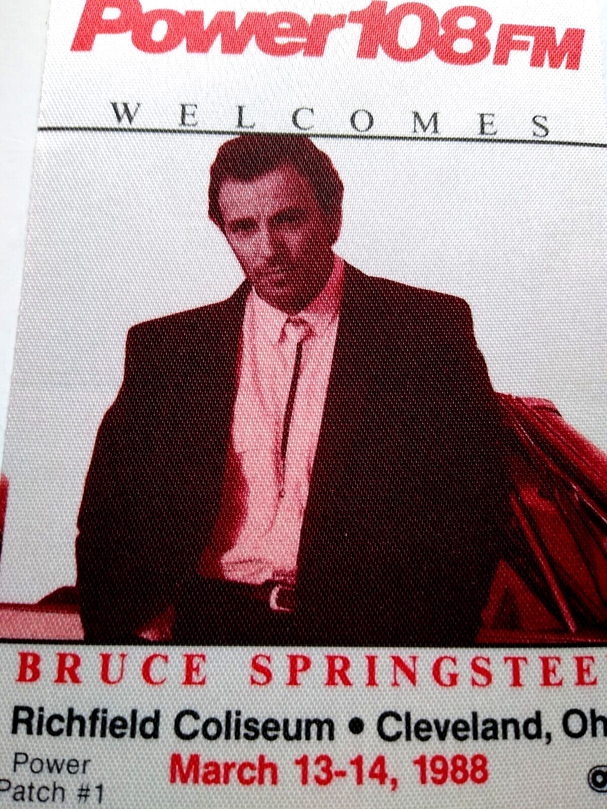 Bruce Springsteen 1988 Tunnel of Love Backstage Pass Original Concert Tour Rock