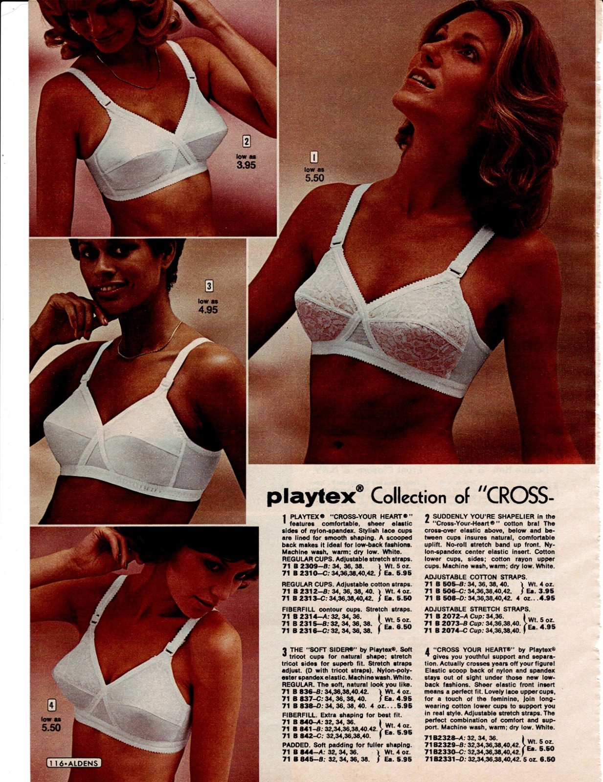 VINTAGE 70’S LADIES BRAS PHOTO CATALOG ADS PRINTS