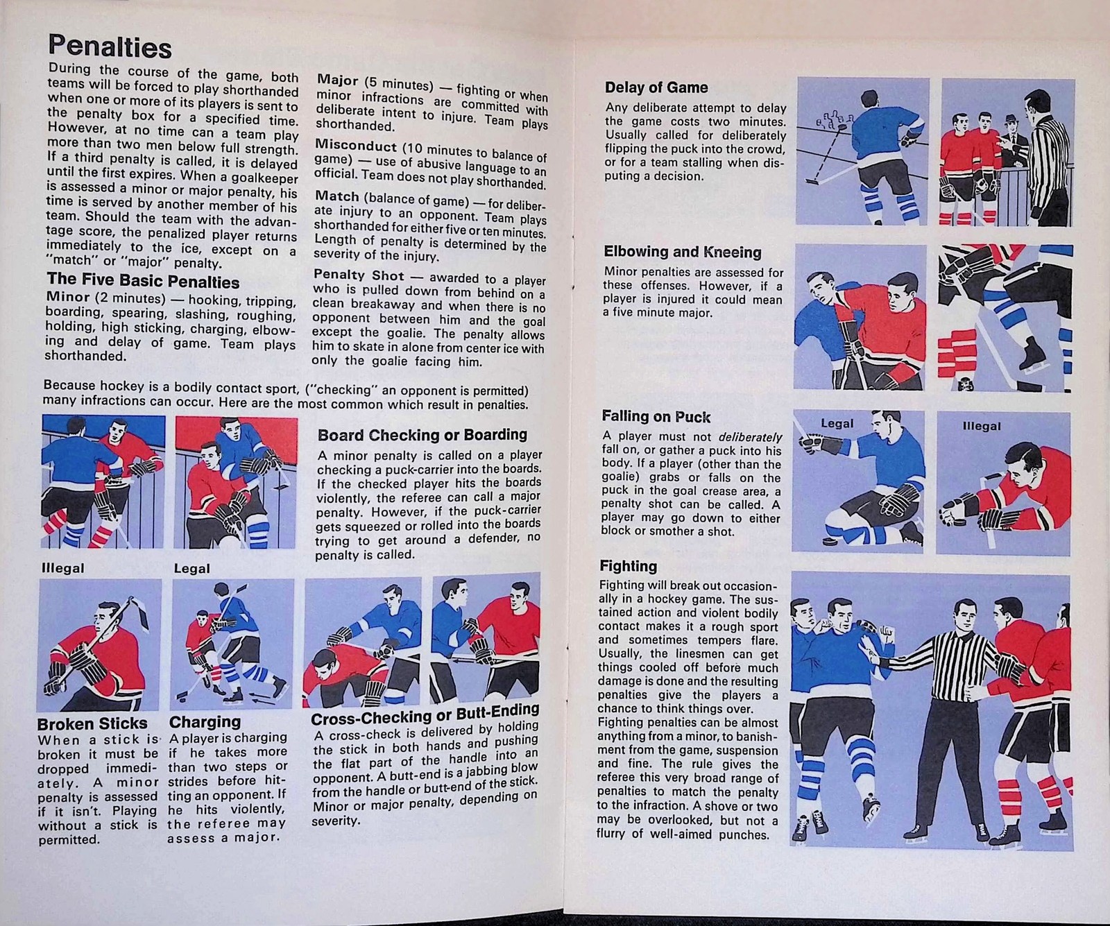Where the Action Is United Air Lines NHL Hockey Booklet 1960s Goaltender #30